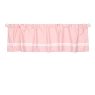 The Peanutshell Window Valance in Light Coral