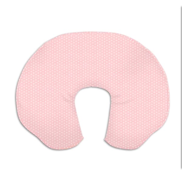 slide 1 of 1, The Peanutshell Light Coral Dot Nursing Pillow Cover