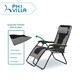 PHI VILLA Oversize XL Padded Zero Gravity Lounge Chair Wider Armrest Adjustable Recliner with Cup Holder, Support 350 LBS, - N/A - Thumbnail 2
