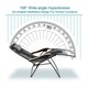 PHI VILLA Oversize XL Padded Zero Gravity Lounge Chair Wider Armrest Adjustable Recliner with Cup Holder, Support 350 LBS, - N/A - Thumbnail 4