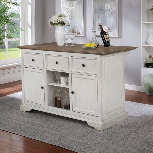 The Gray Barn Granary Transitional 56-inch Kitchen Island. Opens flyout.