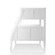 preview thumbnail 8 of 8, Jasmine Transitional Twin-over-Full Solid Wood Bunk Bed with Angled Ladder Taylor & Olive