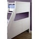 preview thumbnail 4 of 8, Jasmine Transitional Twin-over-Full Solid Wood Bunk Bed with Angled Ladder Taylor & Olive