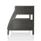 preview thumbnail 7 of 8, Jasmine Transitional Twin-over-Full Solid Wood Bunk Bed with Angled Ladder Taylor & Olive
