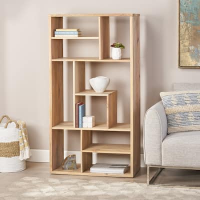 Buy Natural Finish Wood Bookshelves Bookcases Online At
