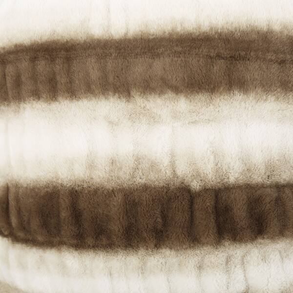 Shop Fordham Modern Faux Fur Pillow Cover By Christopher Knight