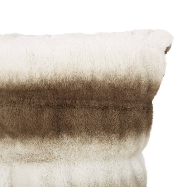 Shop Fordham Modern Faux Fur Pillow Cover By Christopher Knight