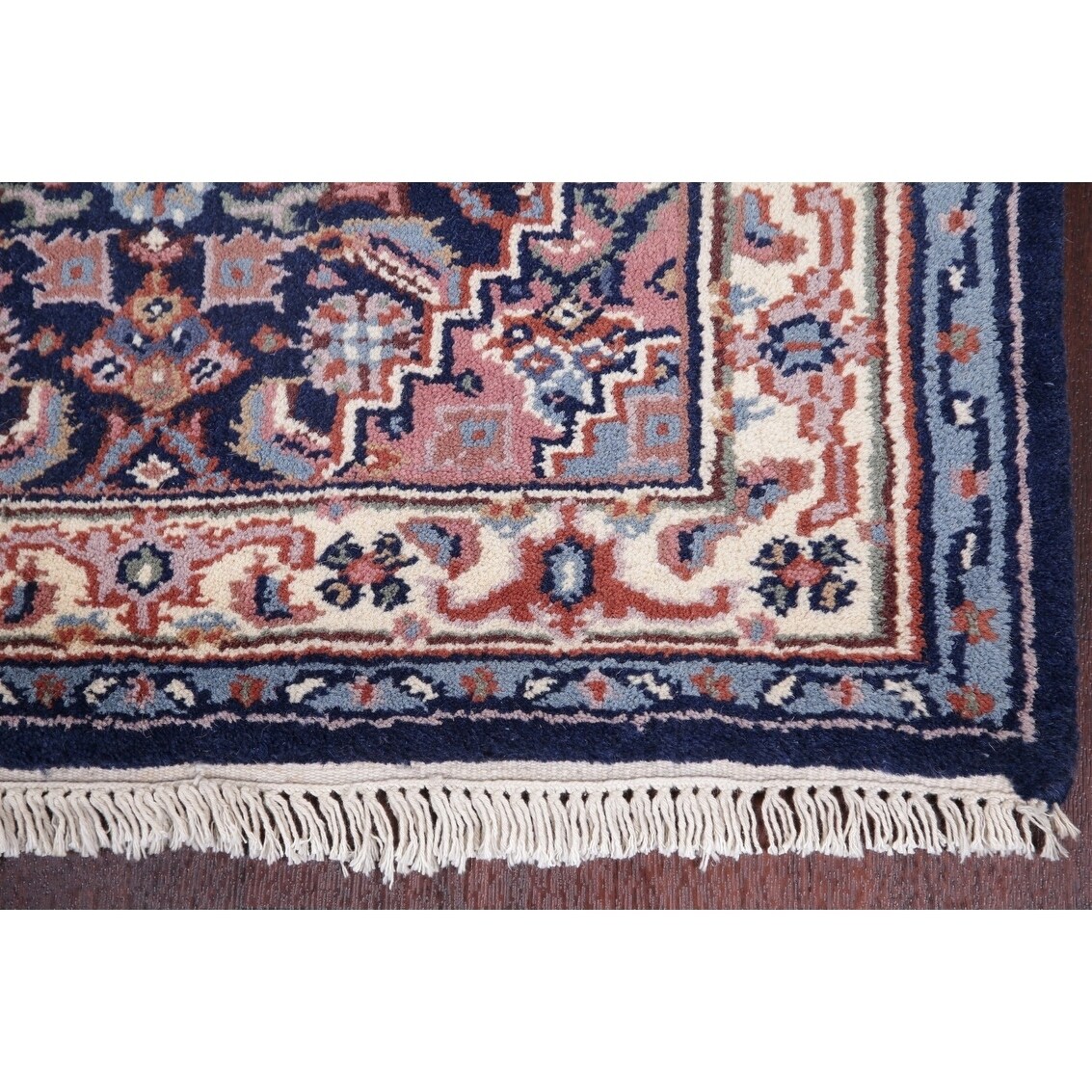 Bidjar Oriental Hand Knotted Carpet Traditional Indian Wool Bidjar Oriental Hand Knotted Carpet