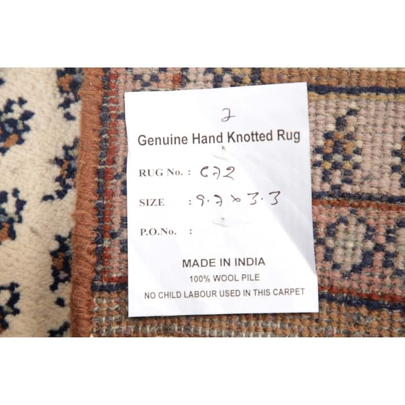 Persian Traditional Rug Hand Knotted Indian Oriental Wool Carpet