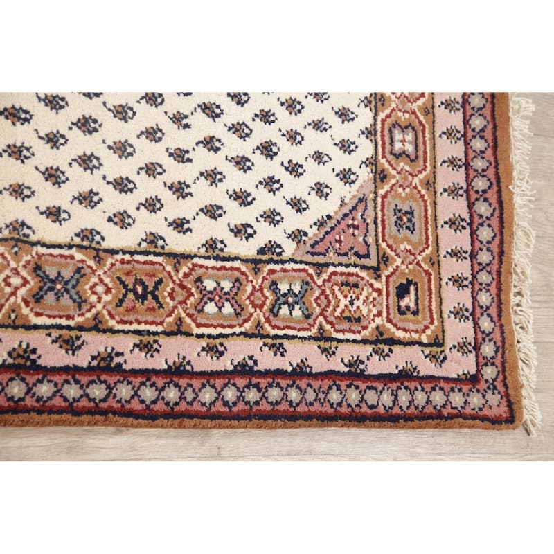 Persian Traditional Rug Hand Knotted Indian Oriental Wool Carpet
