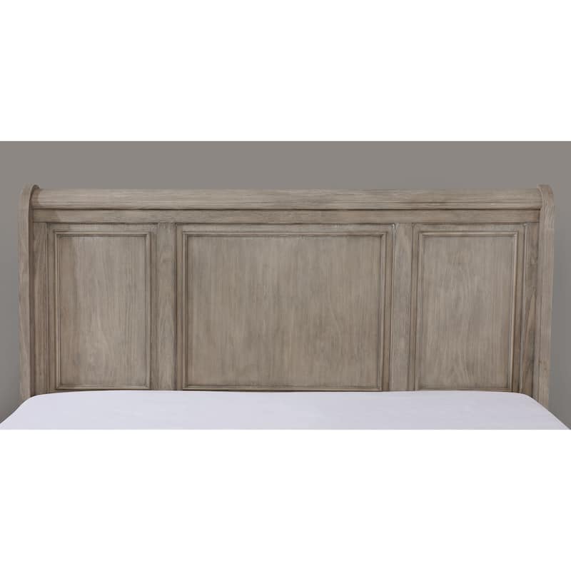 Furniture of America Nahkohe Rustic Grey Wood 2-drawer Sleigh Bed