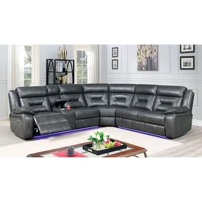 Buy Faux Leather Sectional Sofas Online At Overstock Our Best