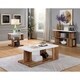 Kester Contemporary Natural Tone Sofa Table by FOA - Thumbnail 1