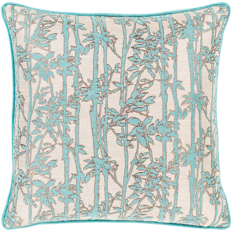 Artistic Weavers Brier Jacquard Floral 22-inch Poly or Feather Down Throw Pillow