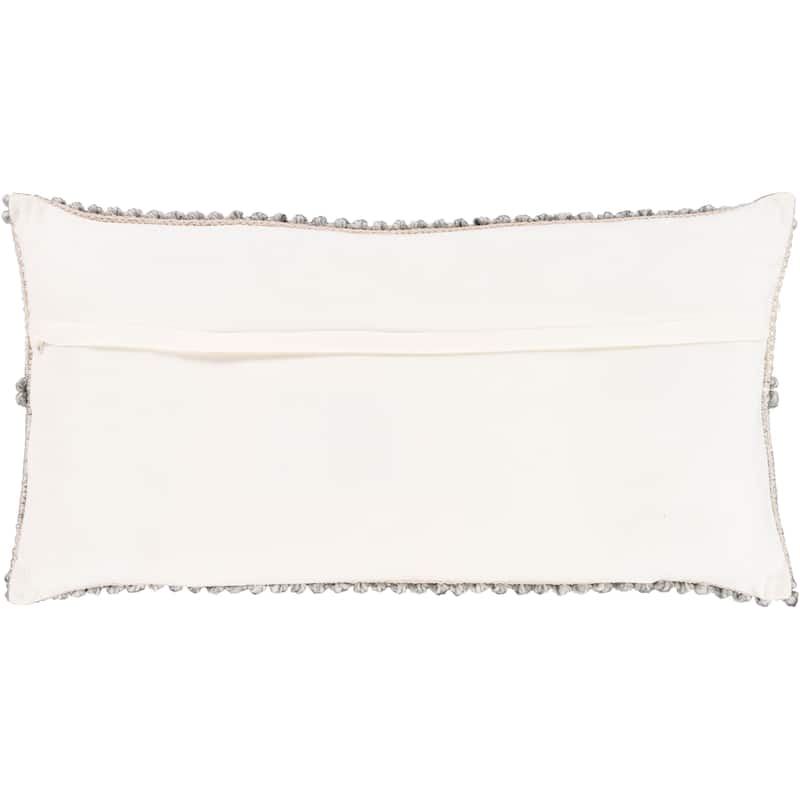 Livabliss Audra Bohemian Textured 32x14-inch Lumbar Throw Pillow Cover