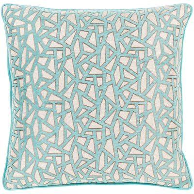 Artistic Weavers Brier Jacquard Mosaic 18-inch Poly or Feather Down Throw Pillow