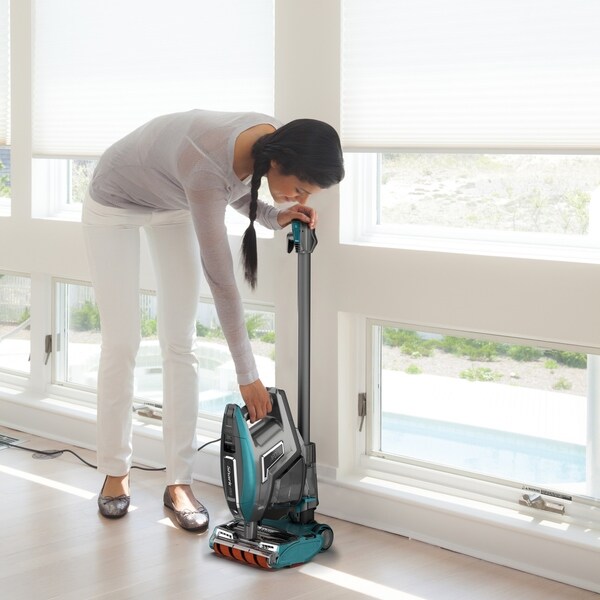 Shark ZS362 APEX DuoClean with Zero-M Corded Stick Vacuum - Bed