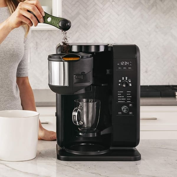 NINJA Dual Brew 12-Cup Hot and Iced Coffee Maker, Single-Serve
