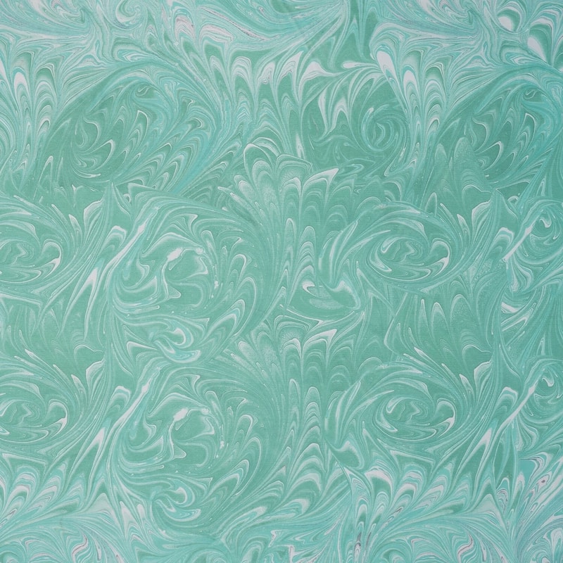 The Art of Marbling Verona/ Aquarius Reversible Luxury Quilt