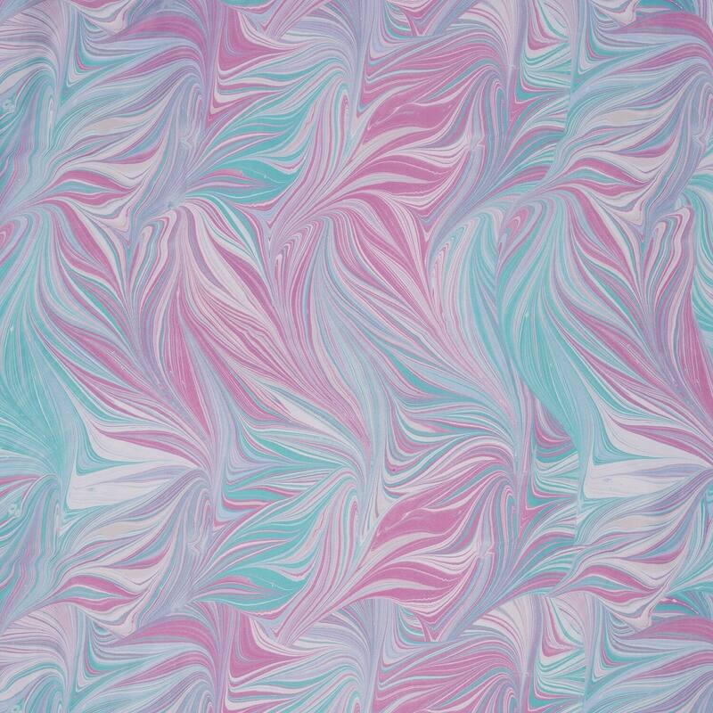 The Art of Marbling Verona/ Aquarius Reversible Luxury Quilt