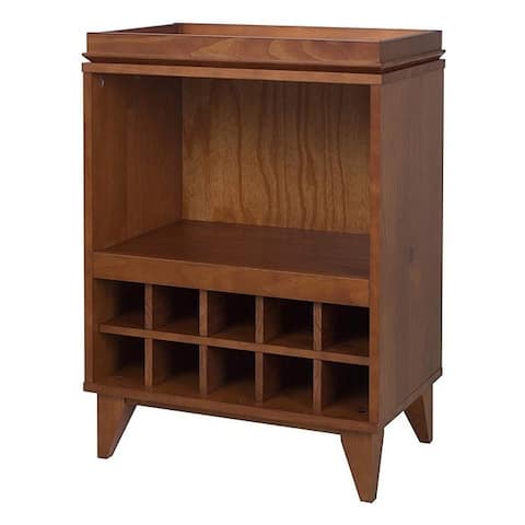 Carson Carrington Bobergsudde Wine Liquor 10 Bottles Floor Rack Cabinet