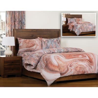 Siscovers Bedrock/ Bouquet Reversible Luxury Duvet Cover
