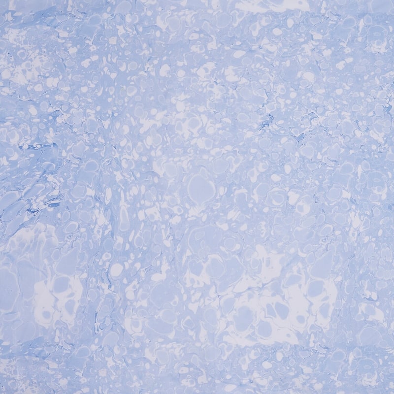 Porch & Den Lorna Blue Marbled Pattern Reversible Duvet Cover