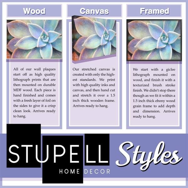 Shop Stupell Industries Hope Succulent Flowers Green Purple Watercolor Painting Canvas Wall Art Proudly Made In Usa Overstock 29129464