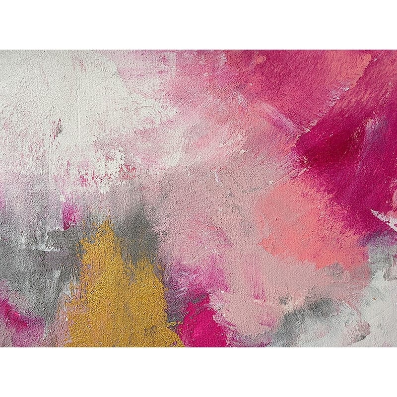 CANVAS True Love Pink Hue Abstract by Glam Gold Art Art Painting ...