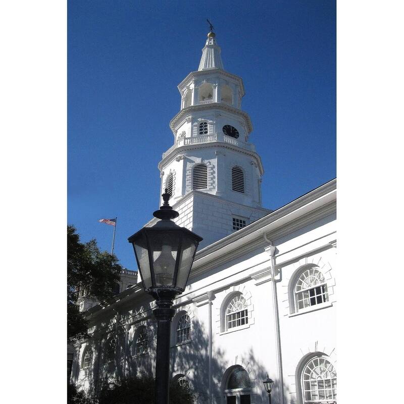 CANVAS Charleston South Carolina Church by Joseph Condon Photographic - Multi-Color - 24 x 16 - Natural - Wood - 24 x 16
