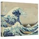 Canvas The Great Wave Off Kanagawa By Katsushika Hokusai Graphic Art 