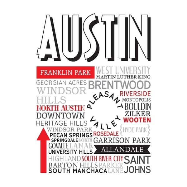 CANVAS Austin Texas by Designs by Tenisha Bed Bath & Beyond 29130900