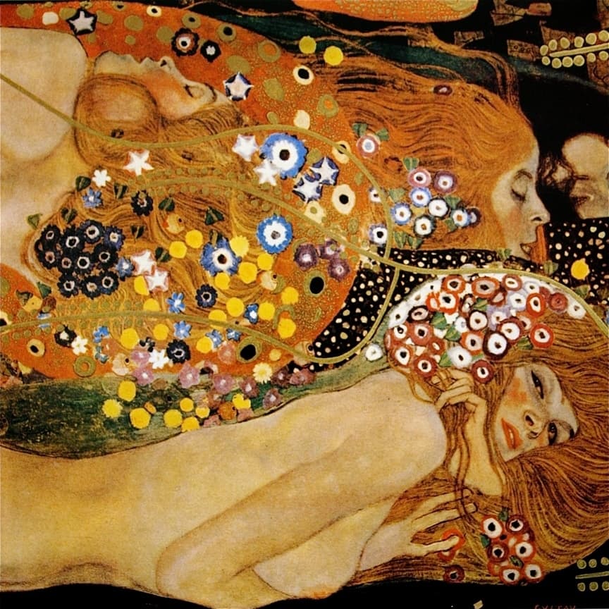 CANVAS Rough Water by Gustav Klimt