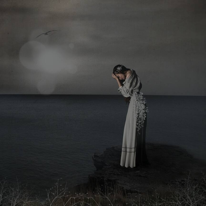 CANVAS So Far Away Ocean View by Ellen McDermott