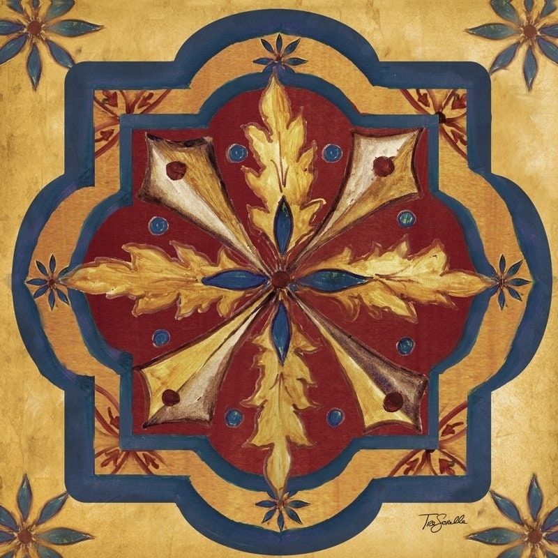 CANVAS premade Moroccan Sprice I Graphic Art Gallery Wrapped - 24 x 24