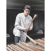 CANVAS Babe Ruth and Lou Gehrig Artwork by Darryl Vlasak Art Painting  Reproduction - Bed Bath & Beyond - 29131424