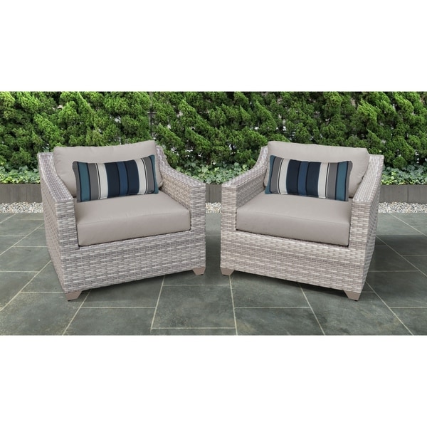 Fairmont 2 Piece Outdoor Wicker Patio Furniture Set 02b ...