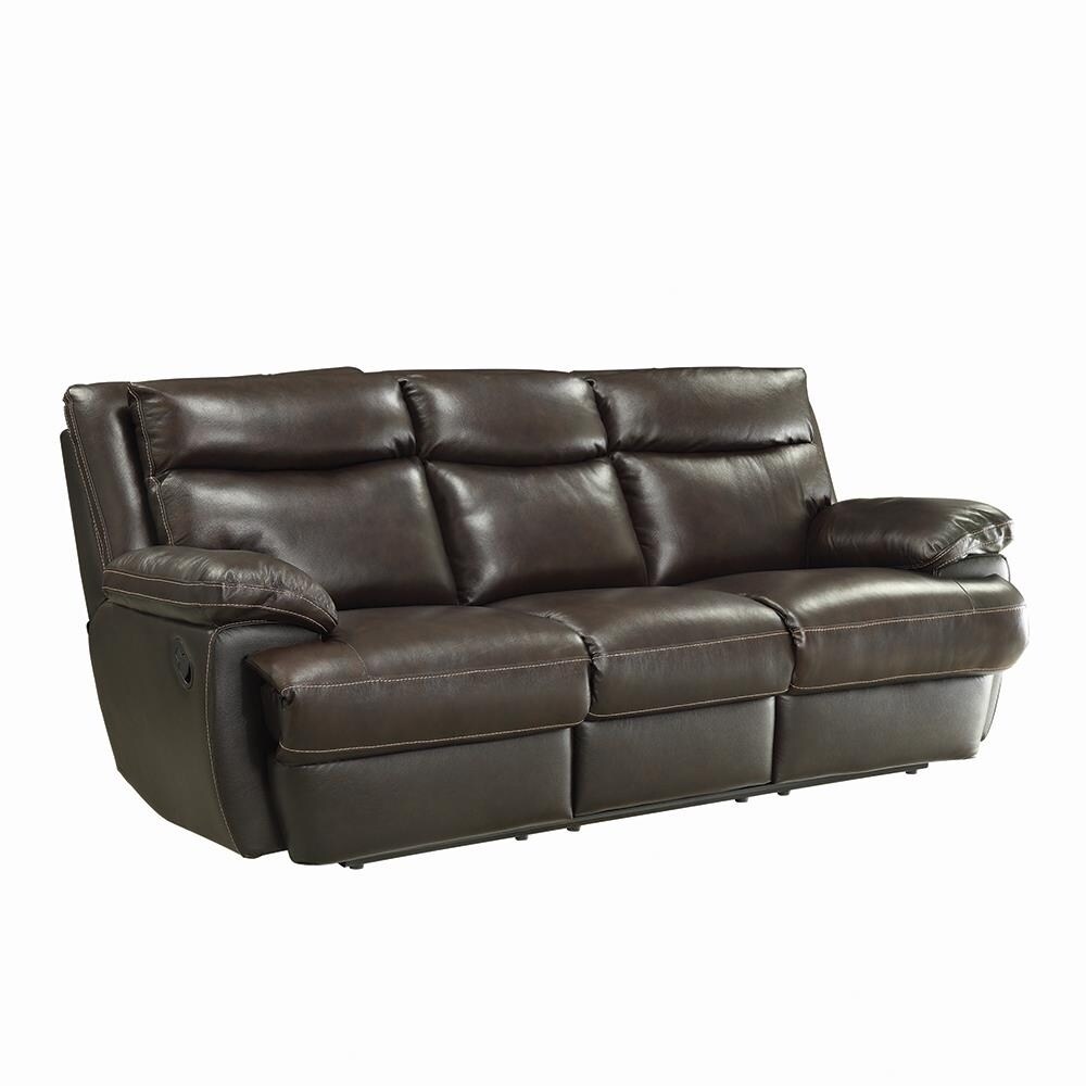 Kirby Espresso Upholstered Pillow Top Arm Sofa Upholstered Pillow Top Arm Sofa