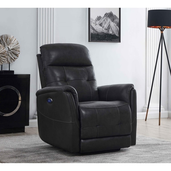 Anders Cushion Back Upholstered Power^3 Recliner