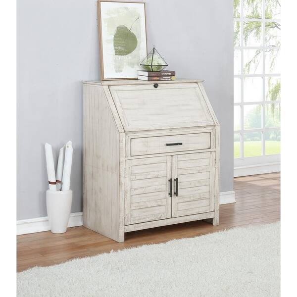 Shop Mellie 1 Drawer Secretary Desk With Two Door Cabinet Free