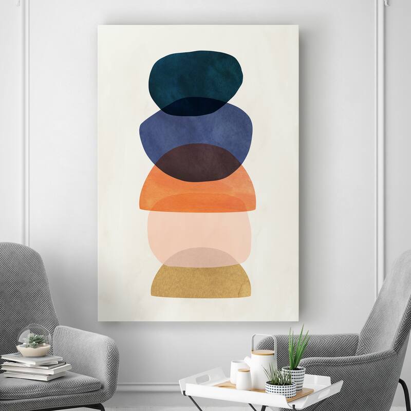 Mod Pods I -Gallery Wrapped Canvas
