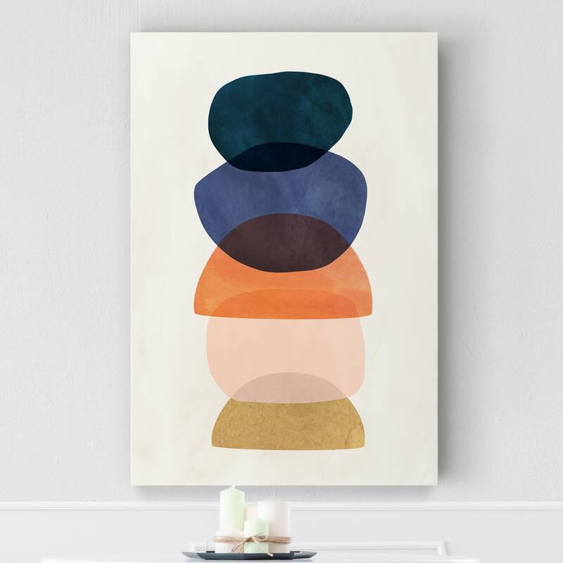 Mod Pods I -Gallery Wrapped Canvas