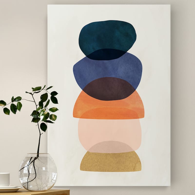 Mod Pods I -Gallery Wrapped Canvas