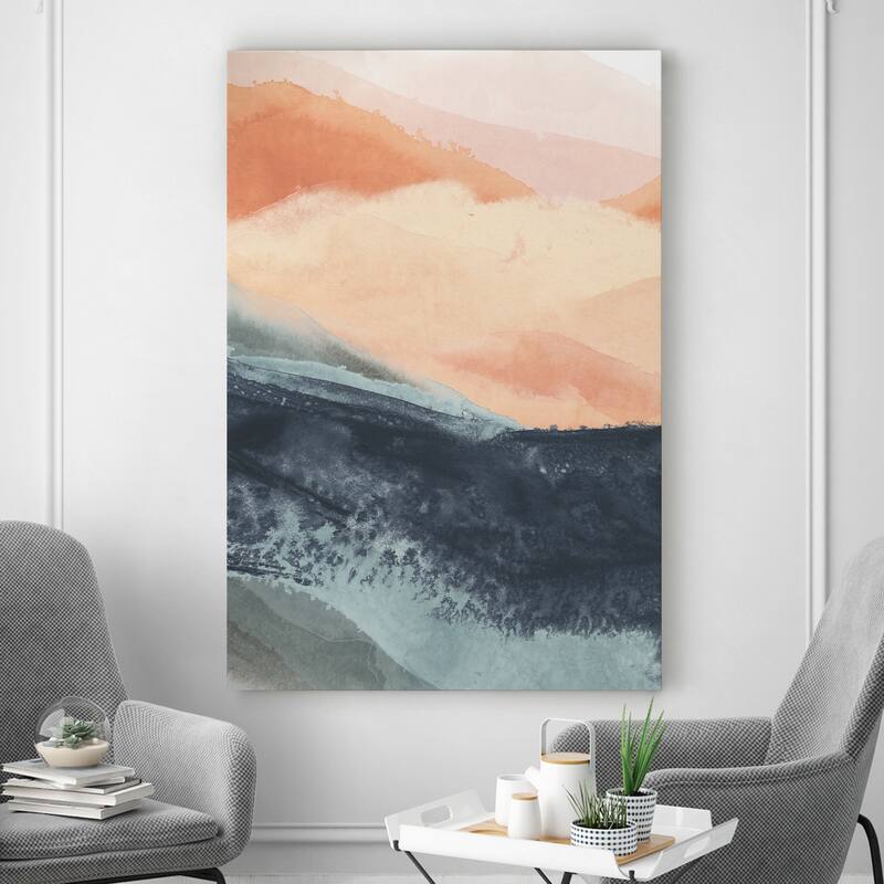 Soft Waves II -Gallery Wrapped Canvas