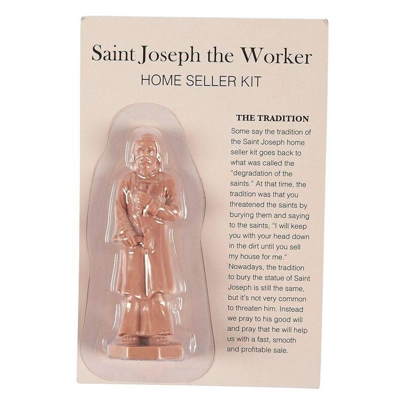 St. Joseph Statue Home Seller Part Catholic Tradition Burying Improve