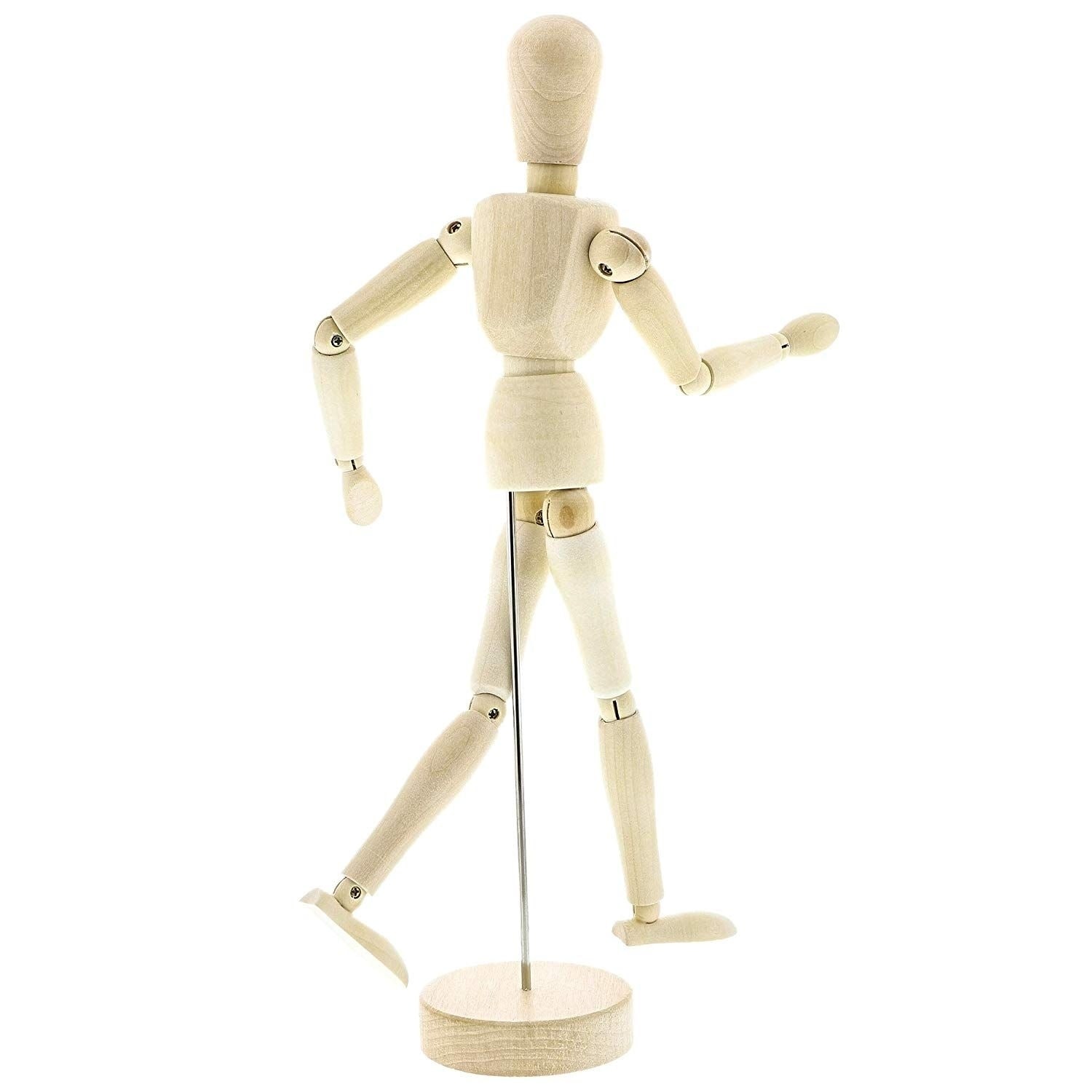 Articulated Wooden Mannequin Figure, Adjustable Limbs, Sketching Model,  Home Decoration