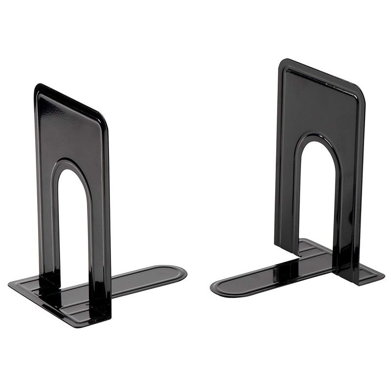 Shop 4 Pairs Heavy Duty Non Skid Metal Bookends Book Stoppers For