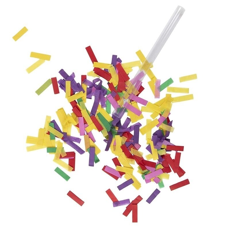 14 Purple Tissue Confetti Flick Stick