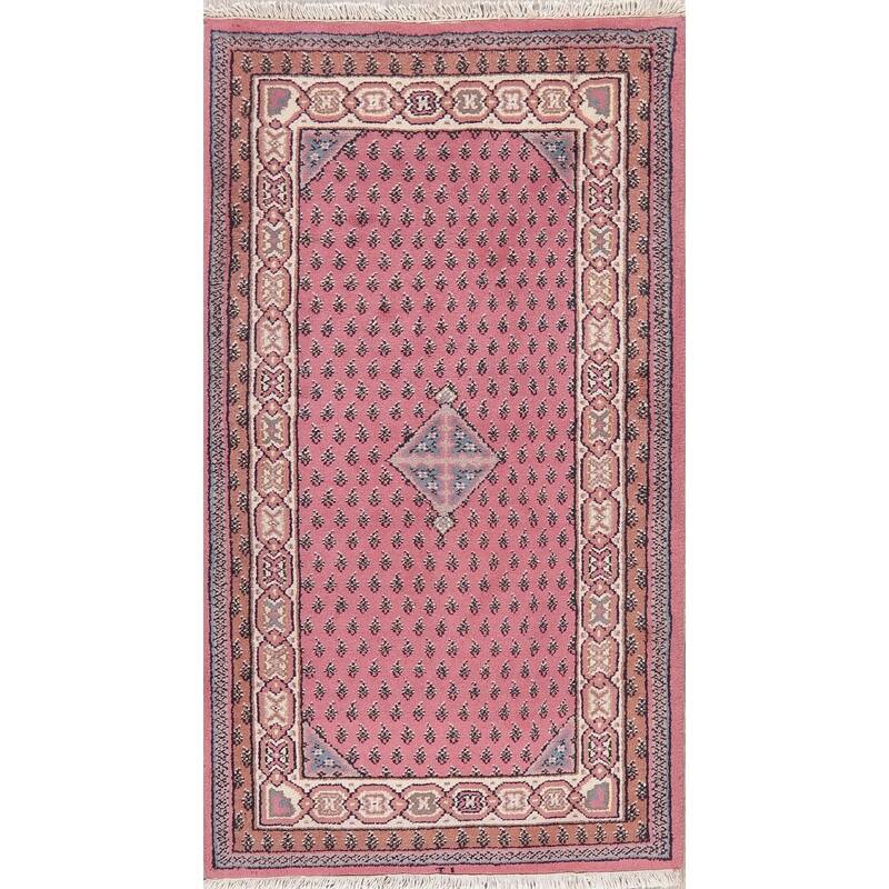 Botemir Indian Oriental Carpet Hand Knotted Wool Traditional Rug