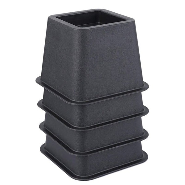  Bed Risers 5 inch,Heavy Duty Furniture Risers 6 Pack